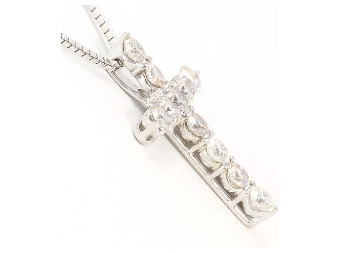 Autre Marque Collana in oro bianco 18K con diamante D'oro - vista 2