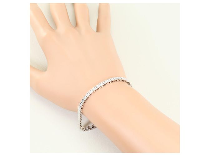 Autre Marque Bracciale con charm in oro bianco 14K/18K con diamanti D'oro - vista 5