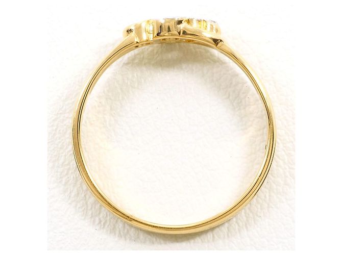 Autre Marque Ehering aus PT900 Platin und 18K Gelbgold Golden - Ansicht 2
