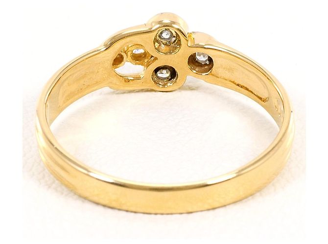 Autre Marque Ehering aus PT900 Platin und 18K Gelbgold Golden - Ansicht 3