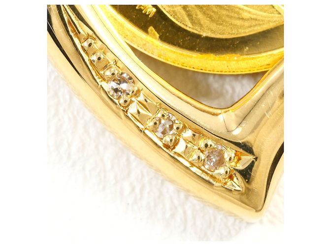 Autre Marque Pendente in diamanti e oro giallo 18K & 24K D'oro - vista 2