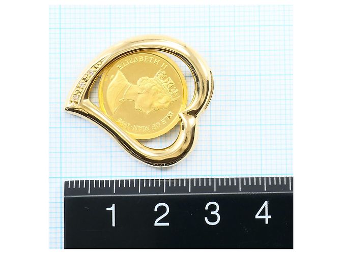 Autre Marque Pendente in diamanti e oro giallo 18K & 24K D'oro - vista 5