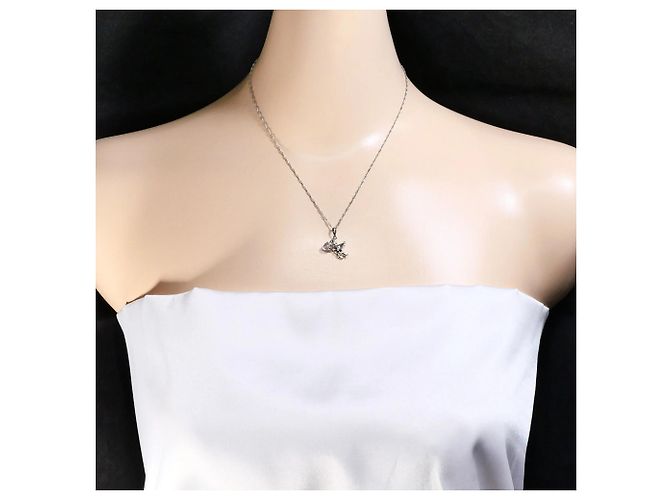 Autre Marque Collana in platino con pietra di luna - vista 6
