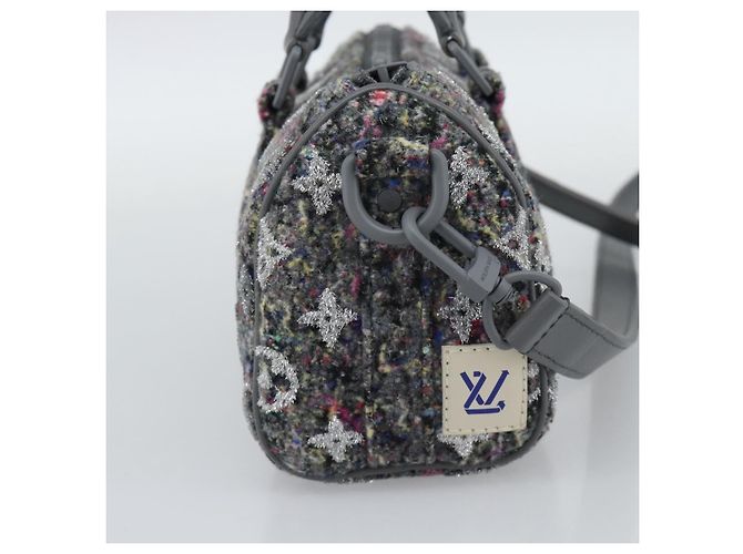 Louis Vuitton Keepall Bandouliere LV Felt XS Marrone - vista 3