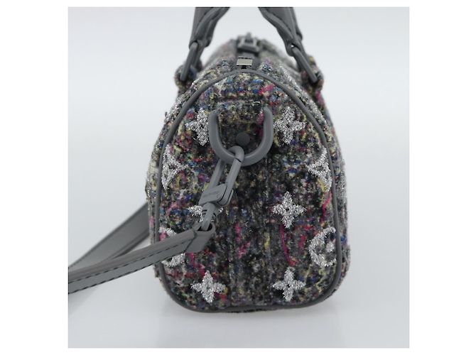 Louis Vuitton Keepall Bandouliere LV Felt XS Marrone - vista 4