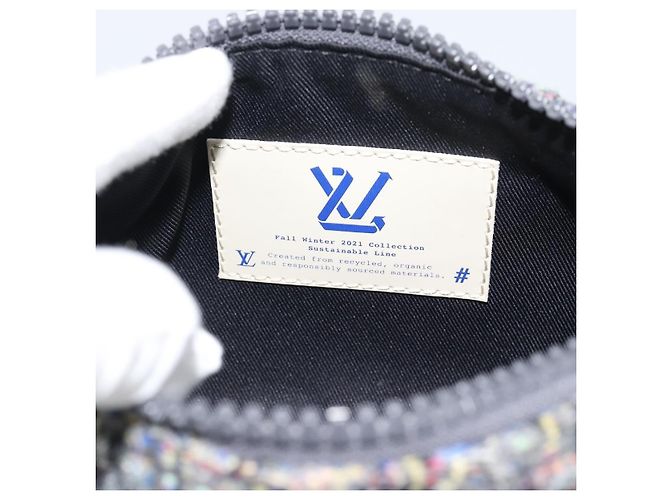 Louis Vuitton Keepall Bandouliere LV Felt XS Marrone - vista 6