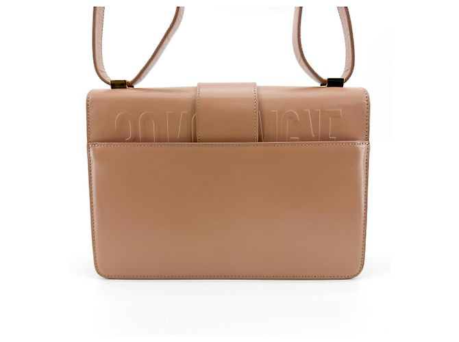 Christian Dior 30 Montaigne Flap Leather Micro Beige - vista 2