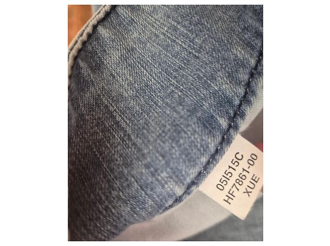 Lacoste Damen Capri Jeans - Hellblau, Gerade Passform - Ansicht 6