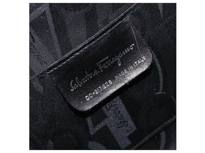 Salvatore Ferragamo Gancini Top Handle Woven Leather Small Multicolor - vista 6