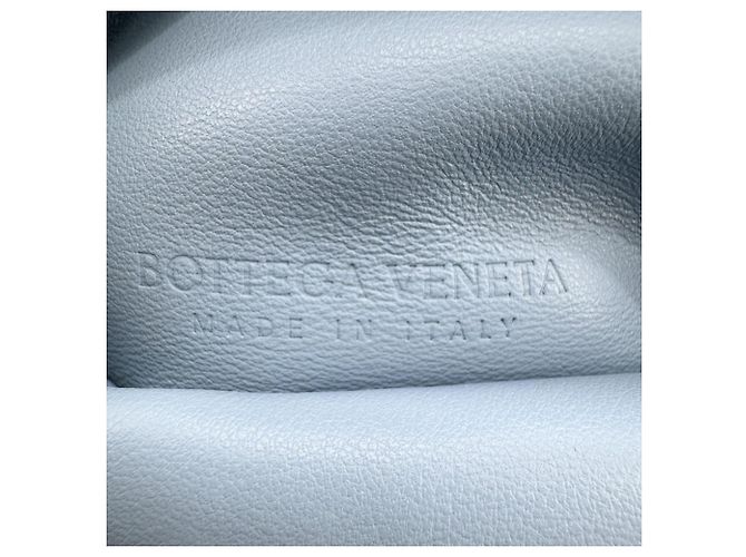 Pochette Bottega Veneta BV Trine Fold en cuir Bleu - vue 6