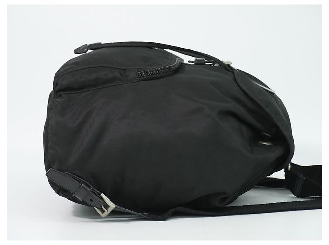 Prada Nylon com fivela e bolso frontal Preto - vista 3