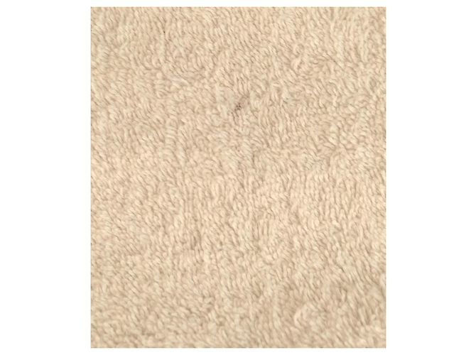 Toalla de playa Hermès "Le Voilier" en algodón azul y blanco Castaño - vista 10