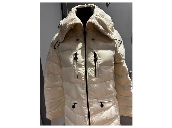 Moncler Casaco Puffer Acolchoado Creme Cru - vista 10