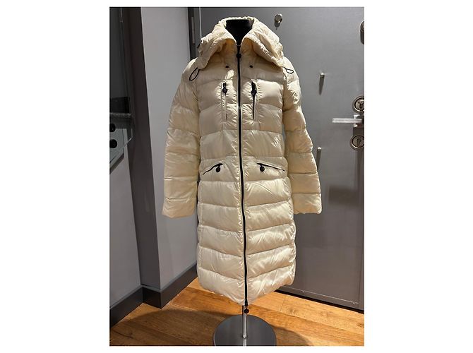Moncler Casaco Puffer Acolchoado Creme Cru - vista 11