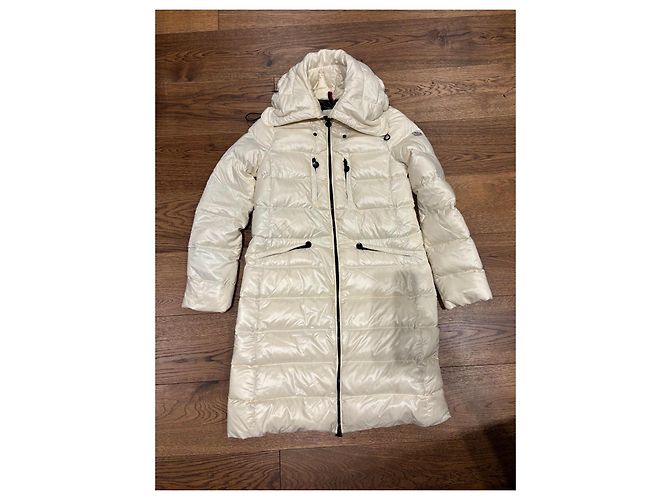 Moncler Casaco Puffer Acolchoado Creme Cru - vista 13