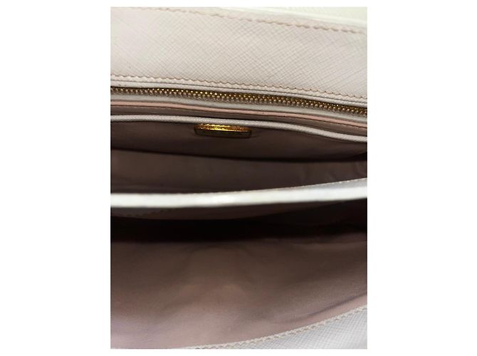 Sac Tote Prada Saffiano Lux Blanc - vue 8