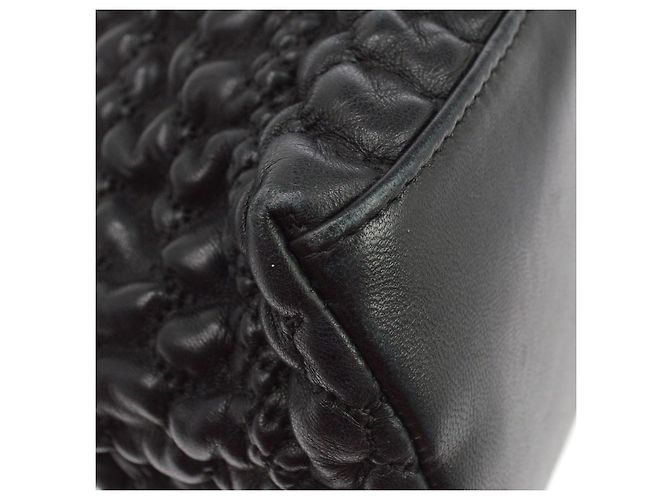 Chanel Hidden Chain Wrinkled Lambskin Large Schwarz - Ansicht 6