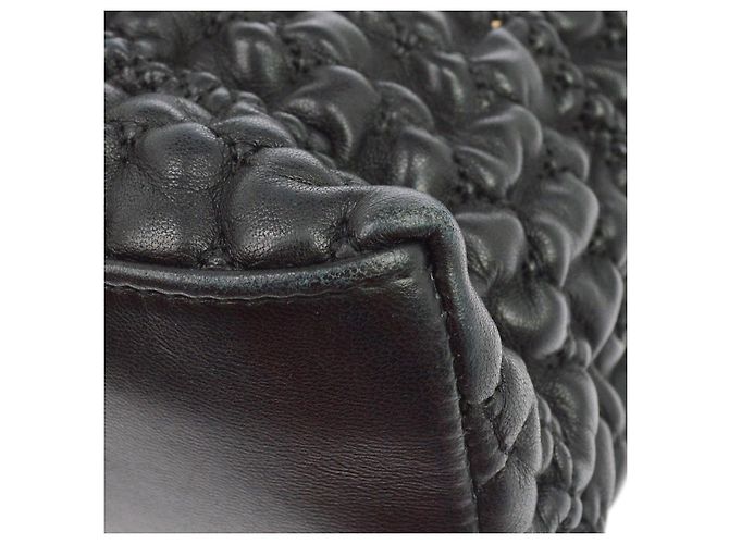 Chanel Hidden Chain Wrinkled Lambskin Large Schwarz - Ansicht 7