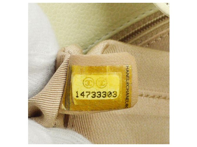 Chanel Petite Shopping Quilted Caviar Large Grün - Ansicht 5