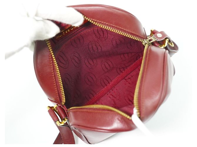 Cartier Must de Cartier Leather Small Bordò - vista 3