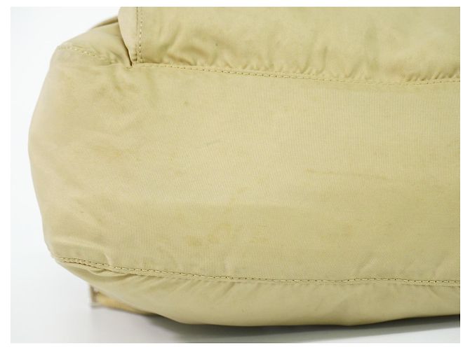 Sac Messager Prada Buckle Tessuto Small Beige - vue 7