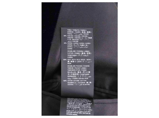 Autre Marque Fato Saint Laurent em veludo azul marinho - vista 6