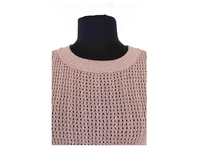 Vestido rosa de viscosa Alexandra Golovanoff - vista 2