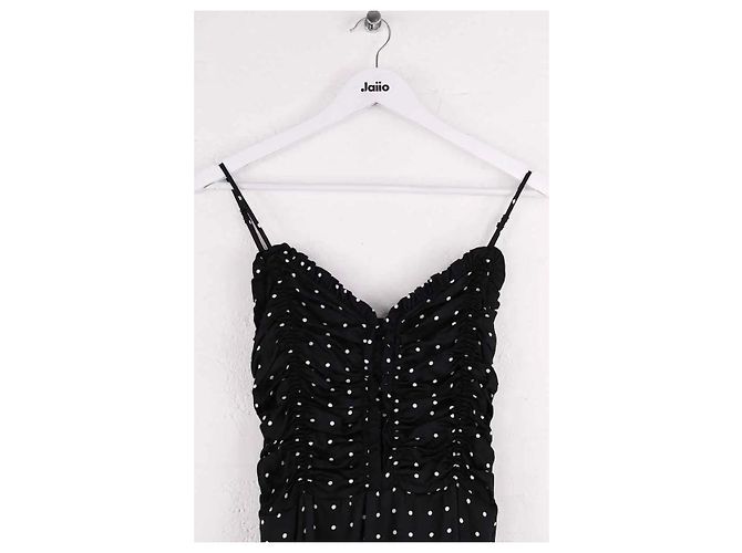 Maje Schwarzes Kleid aus Viskose - Ansicht 2