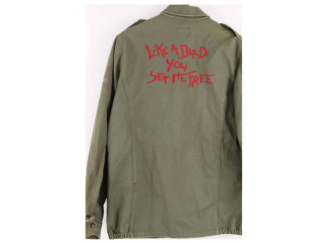 Chaqueta Zadig & Voltaire de algodón caqui Talla M - vista 4