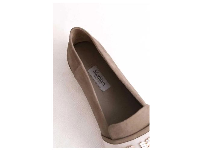 Max Mara Claire Loafer beige Wildleder - Ansicht 4