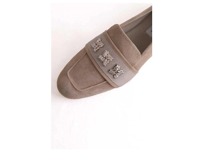 Max Mara Claire Loafer beige Wildleder - Ansicht 5