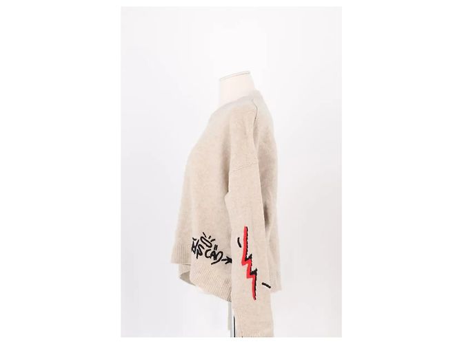 Zadig & Voltaire Pull en cachemire beige - vue 3