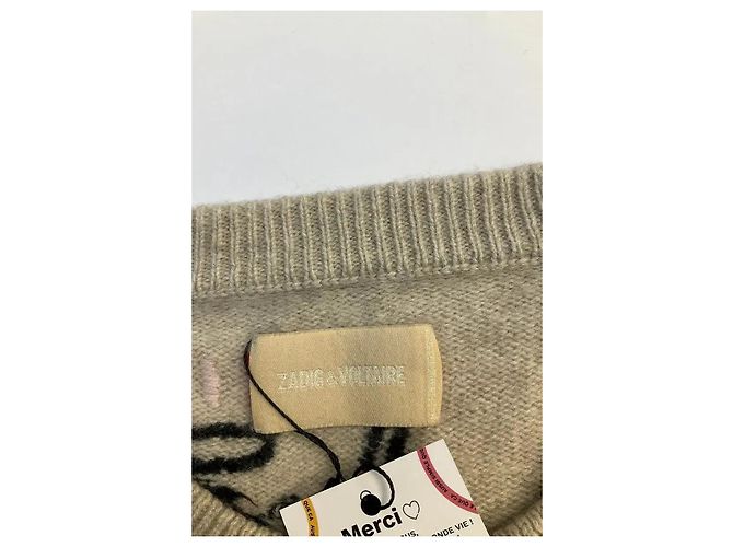 Zadig & Voltaire Pull en cachemire beige - vue 5