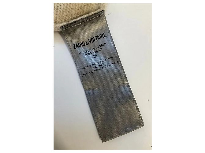 Zadig & Voltaire Pull en cachemire beige - vue 6
