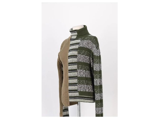 Maison Martin Margiela Grüner Wollpullover XL - Ansicht 2