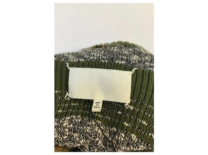 Maison Martin Margiela Grüner Wollpullover XL - Ansicht 5
