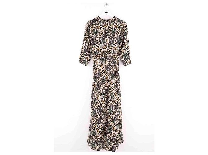 Ba&Sh mehrfarbiges Viskose Kleid Mehrfarben - Ansicht 3