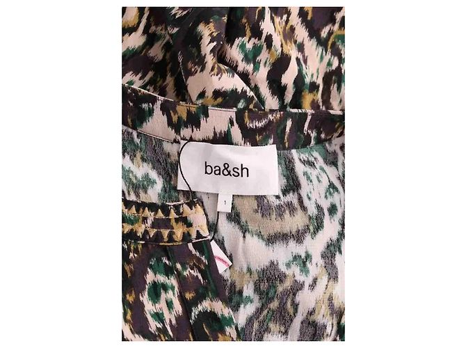 Ba&Sh mehrfarbiges Viskose Kleid Mehrfarben - Ansicht 4