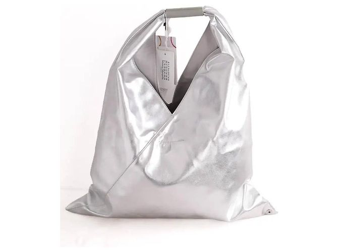 Borsa tote argentata Maison Martin Margiela Argento - vista 3