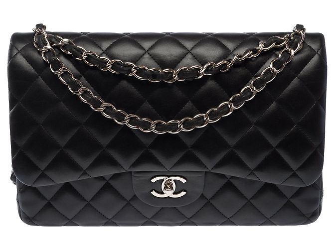 CHANEL Timeless/Classique Tasche aus schwarzem Leder - 103964 - Ansicht 2