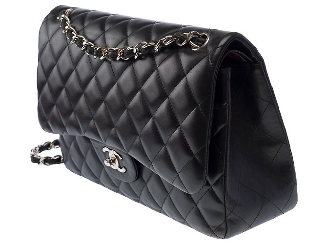 CHANEL Timeless/Classique Tasche aus schwarzem Leder - 103964 - Ansicht 4
