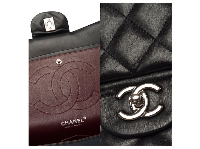 CHANEL Timeless/Classique Tasche aus schwarzem Leder - 103964 - Ansicht 6