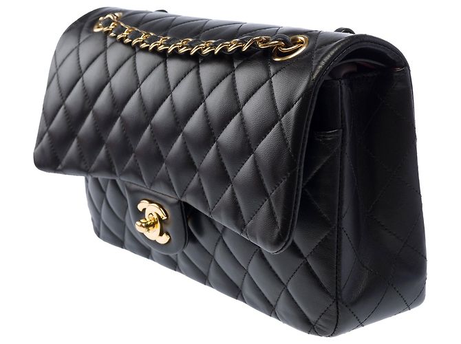 Bolsa CHANEL Timeless/Classique em Couro Preto - 103965 - vista 5