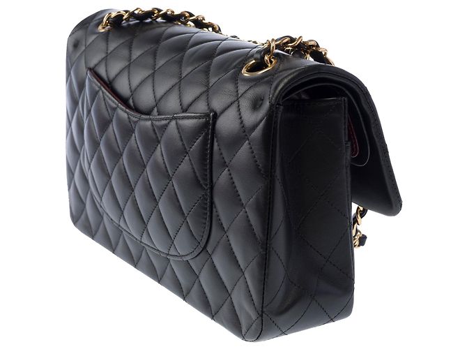 Bolsa CHANEL Timeless/Classique em Couro Preto - 103965 - vista 6