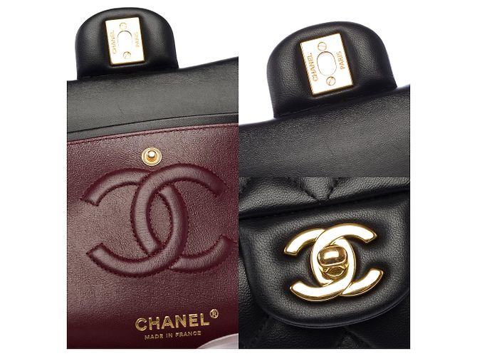 Bolsa CHANEL Timeless/Classique em Couro Preto - 103965 - vista 7