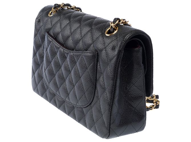 CHANEL Timeless/Classique Tasche aus schwarzem Leder - 103967 - Ansicht 5