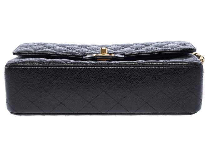 CHANEL Timeless/Classique Tasche aus schwarzem Leder - 103967 - Ansicht 9