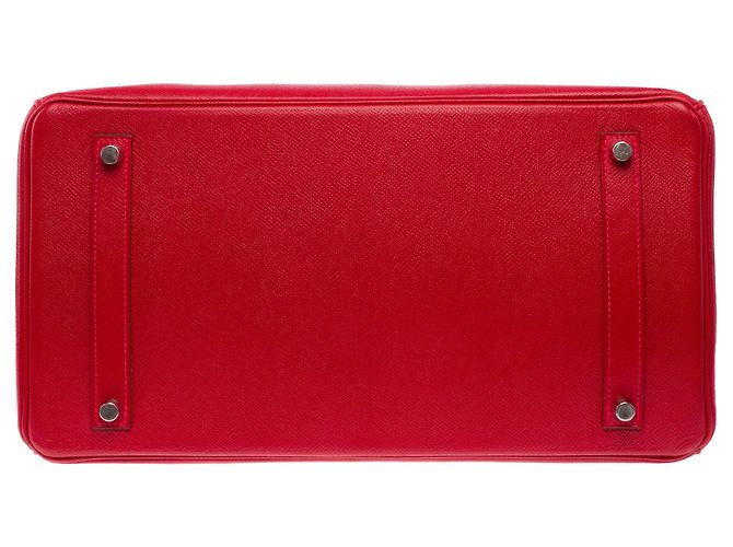 Hermès mala HERMES Birkin 35 em Couro Vermelho - 103974 - vista 11