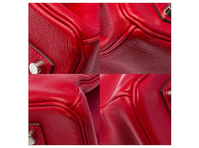Hermès mala HERMES Birkin 35 em Couro Vermelho - 103974 - vista 12