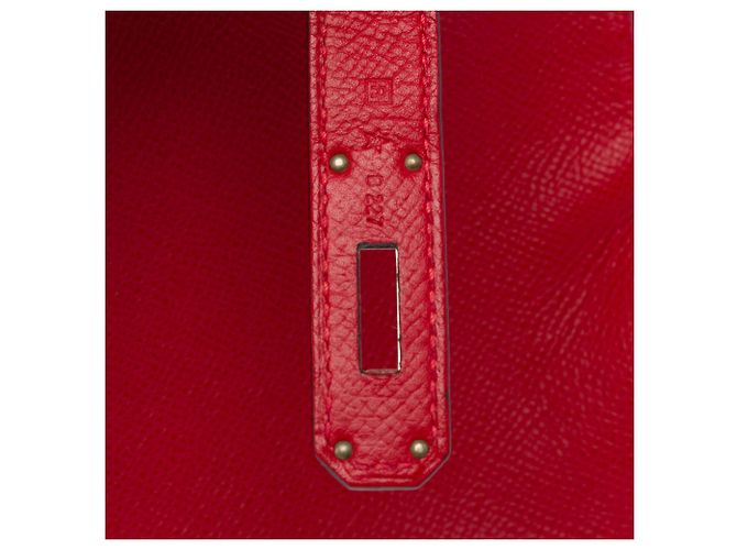 Hermès mala HERMES Birkin 35 em Couro Vermelho - 103974 - vista 8